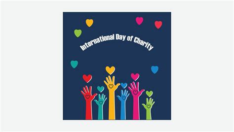 International Day Of Charity Banner Template 10933628 Vector Art At