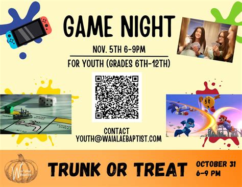 Youth Game Night – Waialae Baptist Church