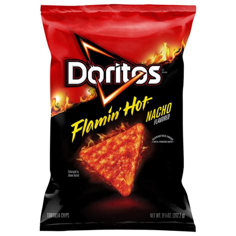 Save On Doritos Flamin Hot Nacho Flavored Tortilla Chips Order Online