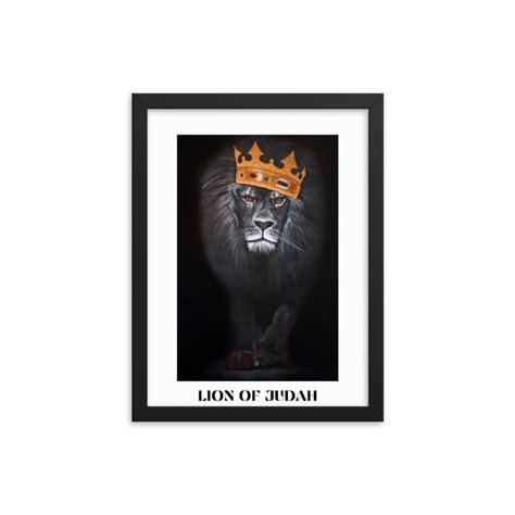 Lion of Judah Framed Art - Proclaim Greetings