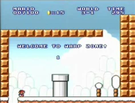 Super Mario Bros The Lost Levels Warp Zone Locations Wii Snes