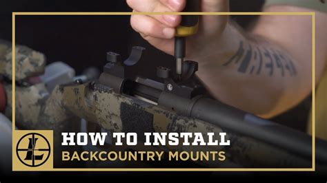 How To Install Backcountry Scope Mounts Youtube