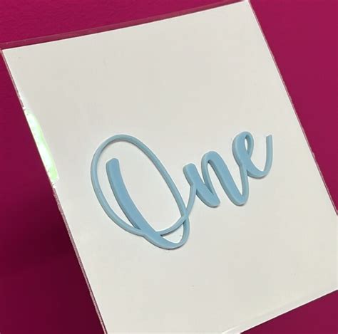 ONE CAKE FROPPER STICKER