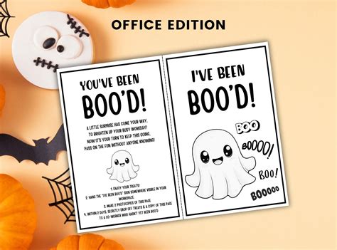 You've Been Boo'd Printable Office Version You've Been Booed Halloween