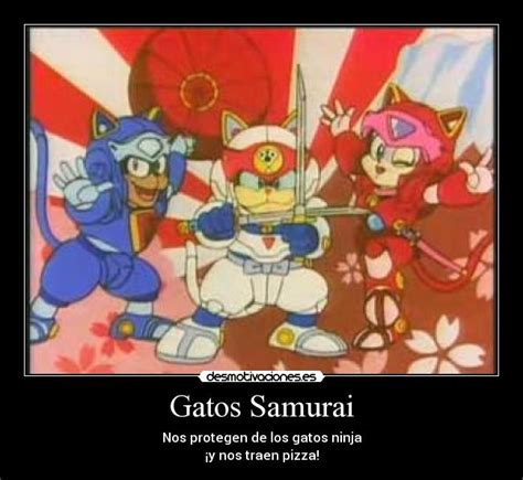 Gatos Samurai Desmotivaciones