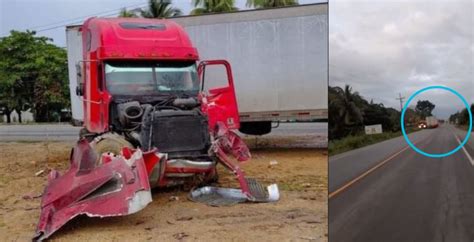 Accidente de tránsito entre una rastra y un bus deja cinco heridos en