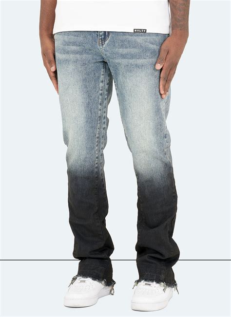 Vintage Flare Deep Fade Jeans Blue N V L T Y