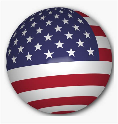 Usa Flag Sphere Clip Art Transparent Stock Usa Flag Sphere Png Png