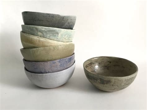 Pottery Bowl Handcrafted Ceramic Stoneware Bowl Made To Order Four