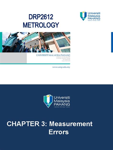 Chapter 3 Measurement Errors Pdf Accuracy And Precision