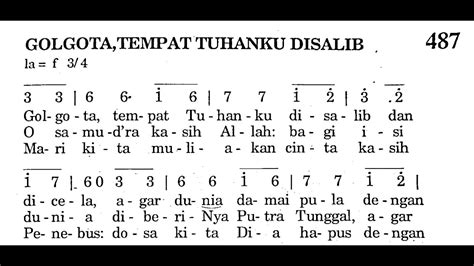 Lirik Golgota Tempat Tuhanku Disalib Puji Syukur No Lagu