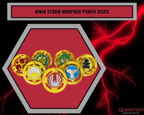 Ninja Storm Morpher Discs D Printed Power Rangers Ninja Storm