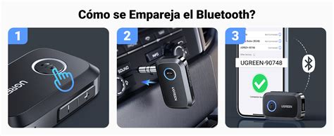 Ugreen Receptor Bluetooth Jack Mm Adaptador Emisor Bluetooth Aux