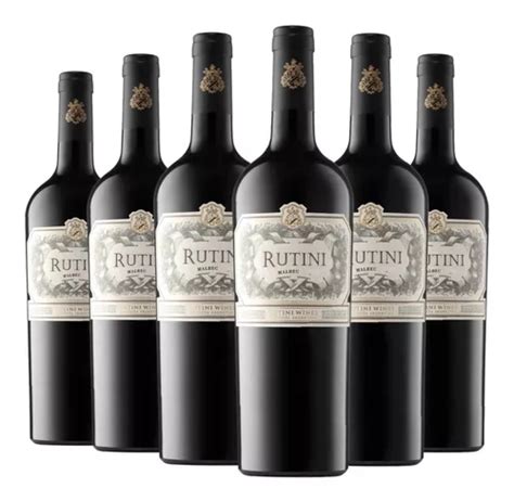 Vino Rutini Malbec Caja X X Ml