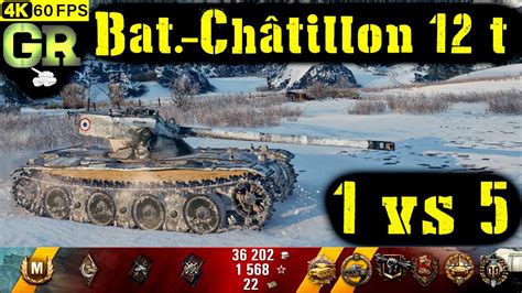 World of Tanks Bat Châtillon 12 t Replay 11 Kills 4K DMG Patch 1 4 0