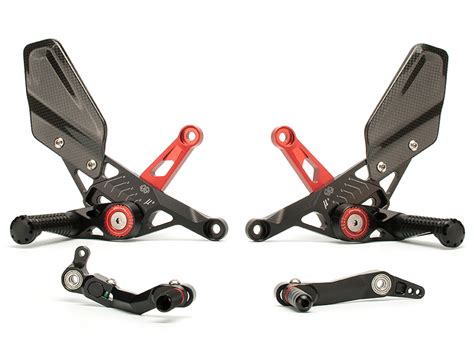 Rearsets Gilles Tooling Mue Black For Mv Agusta F