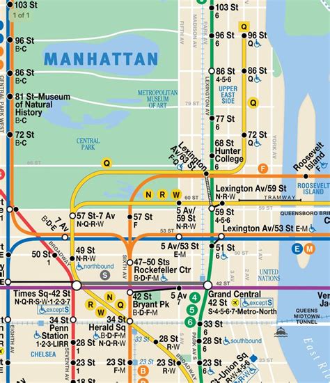 Map Of Nyc Commuter Rail Stations Amp Lines Map