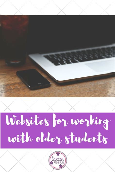 Websites For Working With Older Students Speech Time Fun Speech And