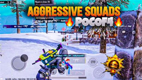 AGRESSIVE SQUAD WIPE 4 FINGERS GYROSCOPE POCO F4 60 FPS BGMI