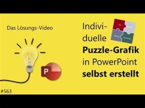 Das L Sungsvideo Individuelle Puzzle Grafik In Powerpoint Selbst