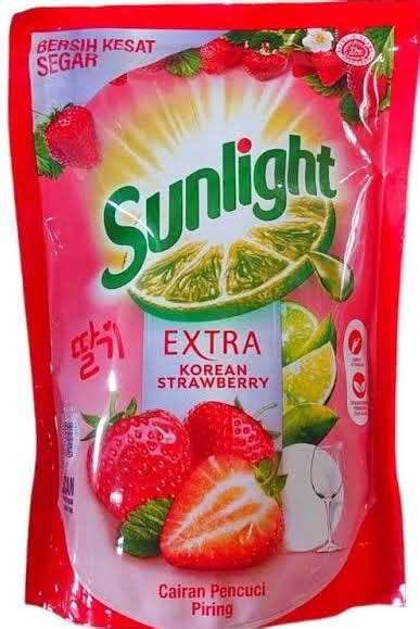 SUNLIGHT KOREAN STRAWBERRY SABUN CUCI PIRING 560 ML Lazada Indonesia