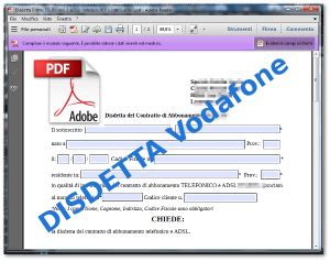 Disdetta Vodafone Modulo PDF Compilabile Online Come Fare GUIDA