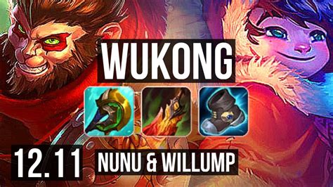 Wukong Vs Nunu Willump Jng Godlike K Mastery Euw