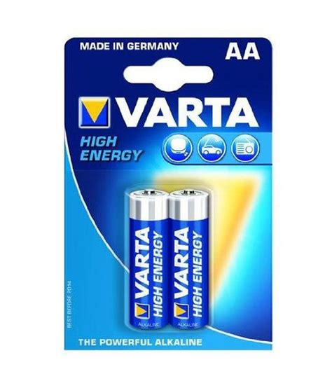 Varta High Energy 2 AA Size Alkaline Batteries (Pack of 3) Price in ...