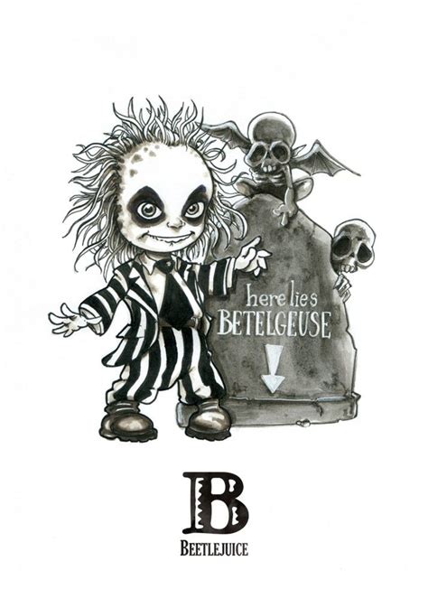 B Is For Beetlejuice Tiny Creatures Alphabet By David G Forés