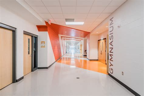 Fuquay-Varina High School Hallway - Barnhill Contracting Company