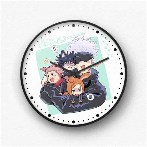 Jujutsu Kaisen Character Wall Clock - Paperboat