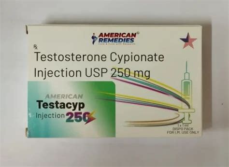 TESTOSTERONE CYPIONATE 250 MG INJECTION TESTACYP Packaging Type