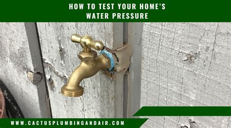 How To Test Your Home Water Pressure