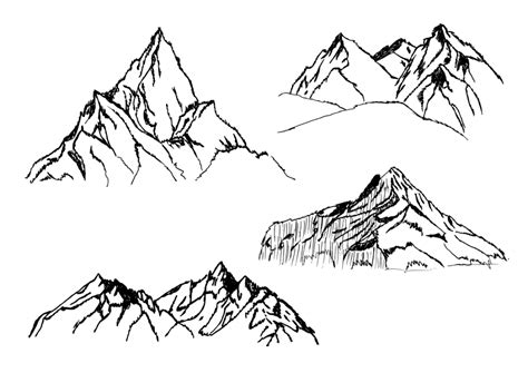 70+ Easy Mountains Drawing Ideas 2021 - How to Draw Mountains? - HARUNMUDAK