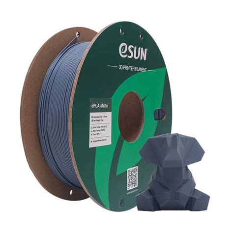 Filament Esun Epla Matte Dark Grey Dinbox