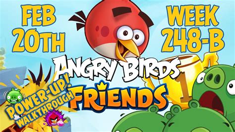 Angry Birds Friends Tournament Week B Levels To Power Up Mobile