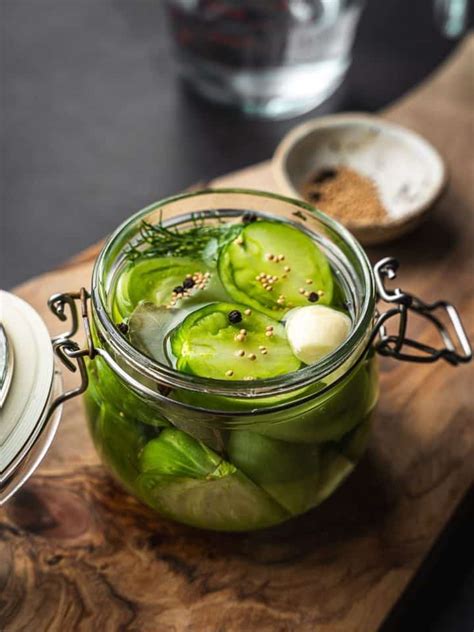 Pickled Green Tomatoes Urban Farm And Kitchen