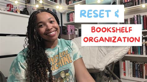 Organize Books And Reset With Me Bookshelf Reorganization Youtube