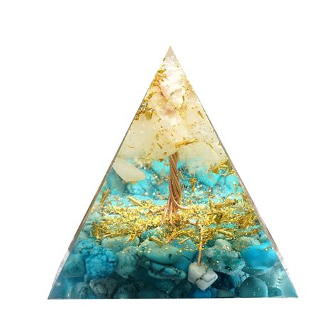 Niovtt Orgone Tree Of Life Pyramid Crystal Energy Healing Natural Reiki