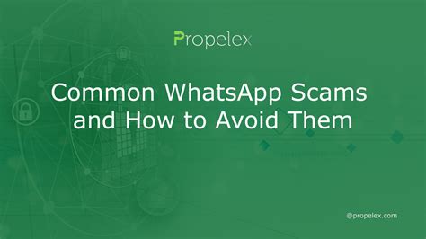 Common WhatsApp Scams And How To Avoid Them Propelex