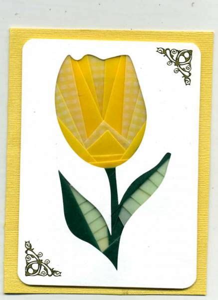 Tulip Iris Folding Templates Iris Paper Folding Iris Folding Pattern