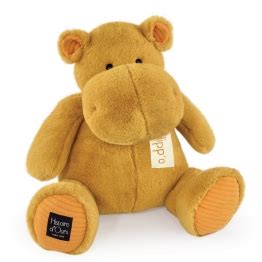 Peluche Hippopotame Cm Ocre Histoire D Ours