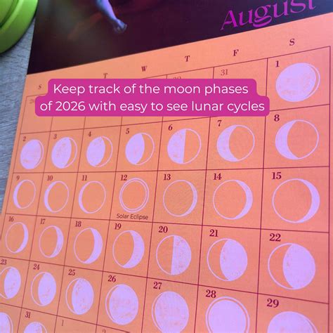 Naked Nature Naps Lunar Wall Calendar Feminine Art With Moon