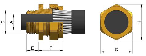 BW40 GLAND BW40 GLAND KIT PRYSMIAN BICON GLANDS BW BRASS CABLE