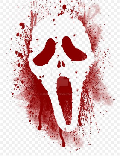 Ghostface Horror Icon Film Illustration, PNG, 752x1063px, Watercolor ...