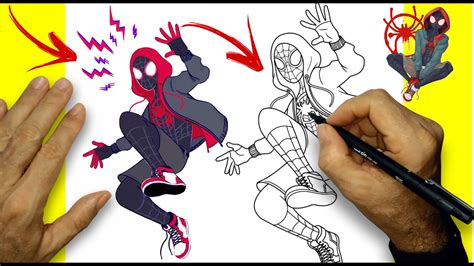 Como Desenhar O Miles Morales Do Homem Aranha No Aranhaverso Youtube