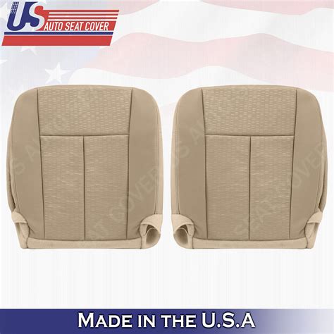 2007 2014 Ford Expedition Driver And Passenger Bottom Seat Cover Cloth Tan Usautoseatcover