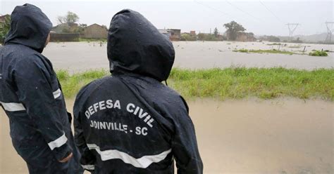 Defesa Civil Emite Alerta Para Risco De Temporais Em Joinville