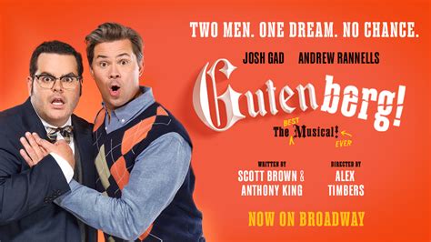 Gutenberg The Musical Broadway Tickets Broadway Direct