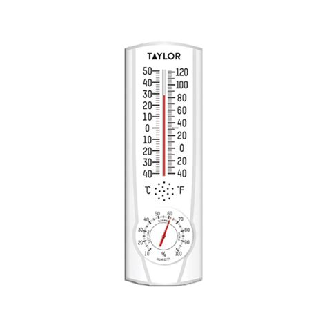 Taylor Precision Products 5537 Indooroutdoor Thermometerhygrometer 9 In